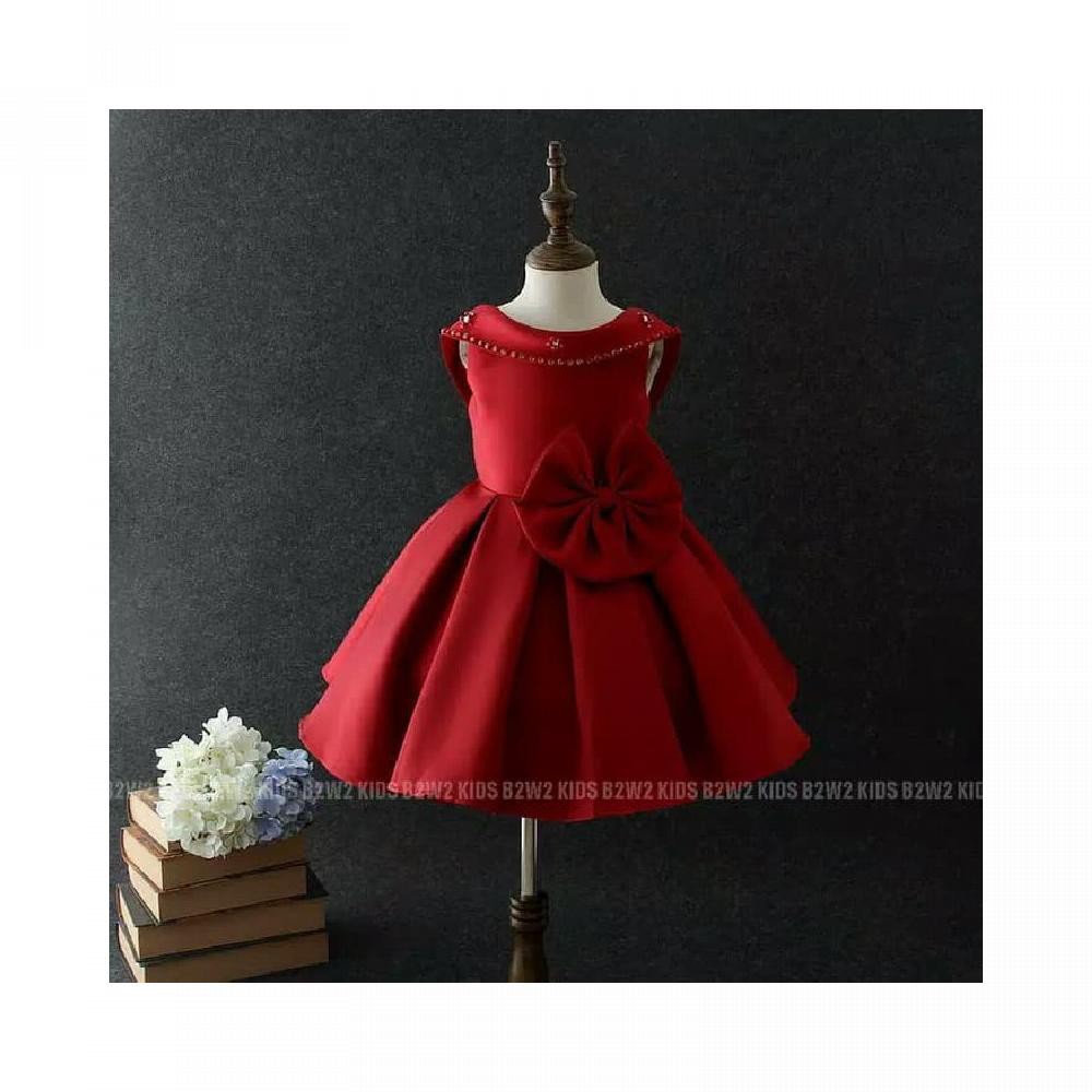 Dress anak sz 4-9th baju pesta anak cewek gaun pesta anak polos