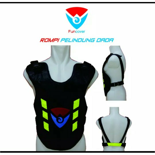 Rompi Single Dada Alas Dada Pelindung Dada Motor