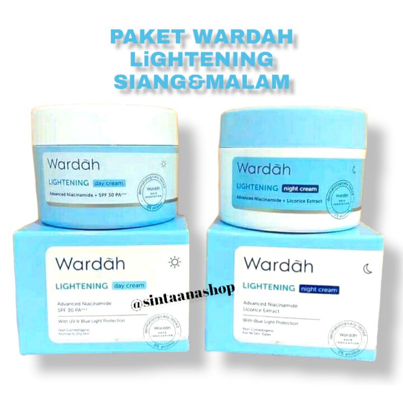 Paket Wardah Siang Malam | Wardah Lightening Series