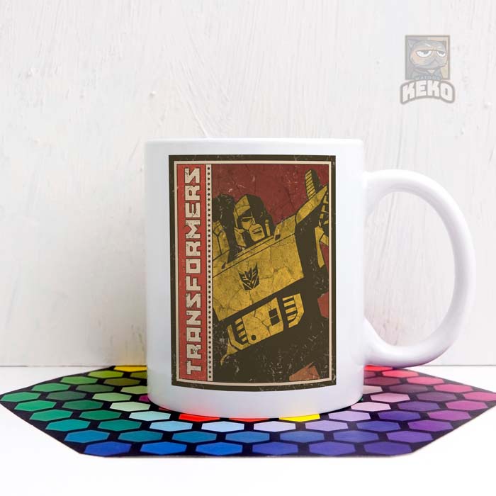 Mug Keramik Transformers Megatron Vintage