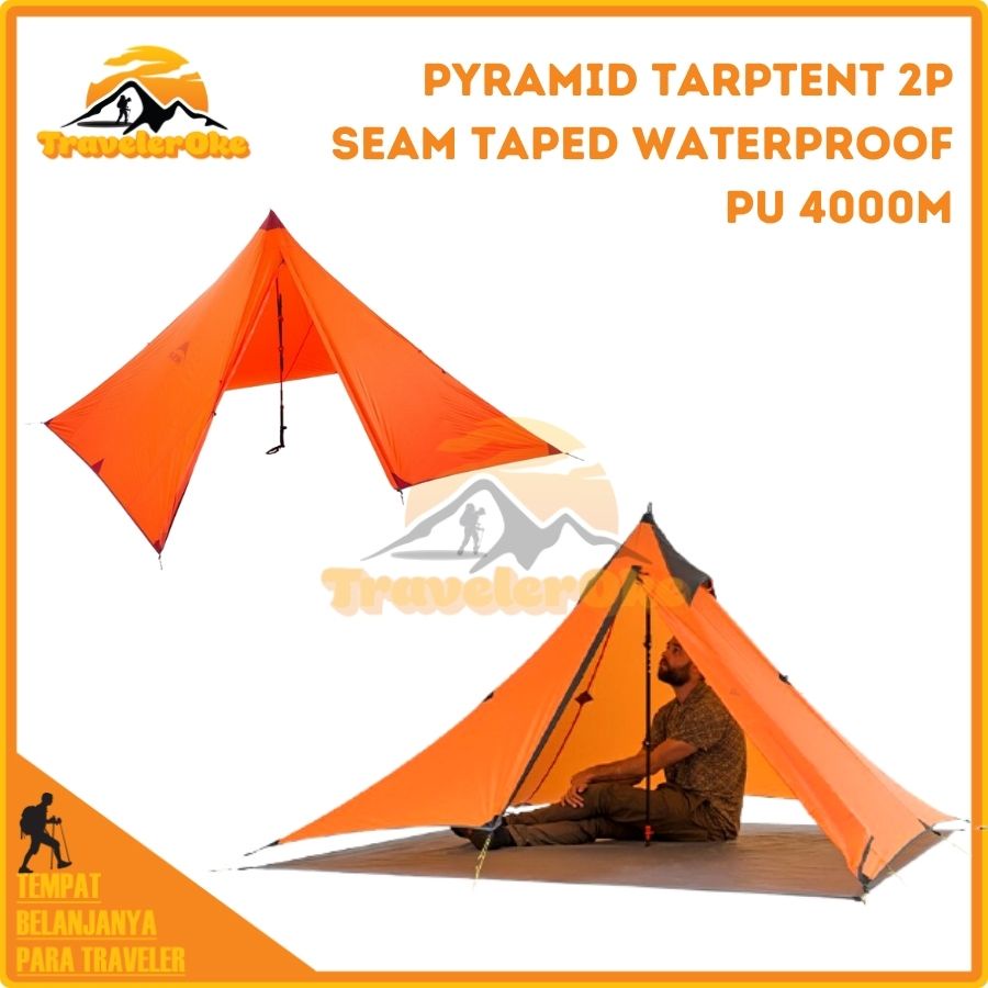 Tenda Tarptent Tarp Tent Pyramid Piramid Bushcraft Ultralight Dapur Camping Anti Badai