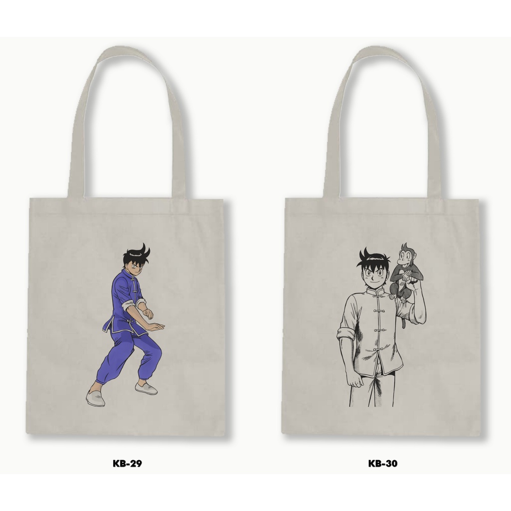 TOTE BAG BLACU - KUNGFU BOY / CHINMI 2