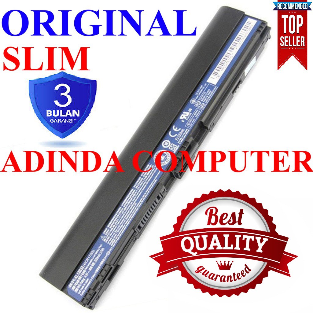 Baterai Acer Aspire One AO725 725 AO756 756 V5-121 V5-122 SLIM ORI