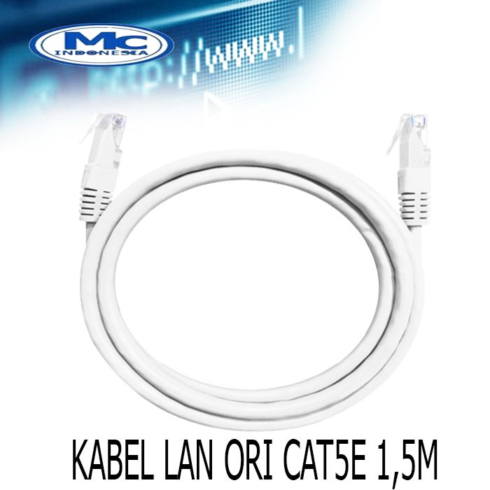 Kabel LAN Cat5E 1,5 Meter - Original Made In China