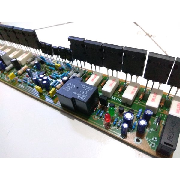 Kit Power Amplifier Apex B500 TEF Plus TR Final 2SC5200 2SA1943 150Watt NJW Plus Heatshink Pendingin