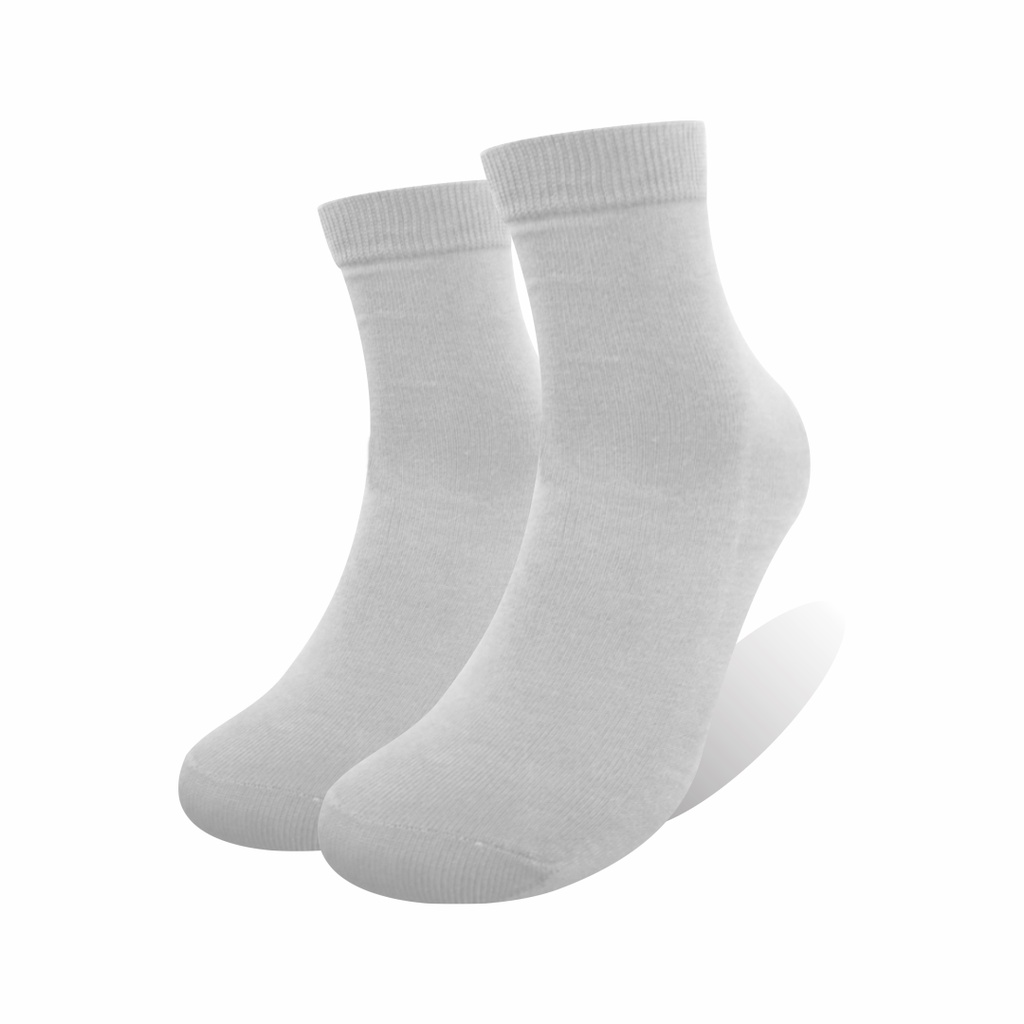 Kaos Kaki Kantor  (Bahan Katun)  / Unisex / Formal / Kantor-FORMAL PUTIH