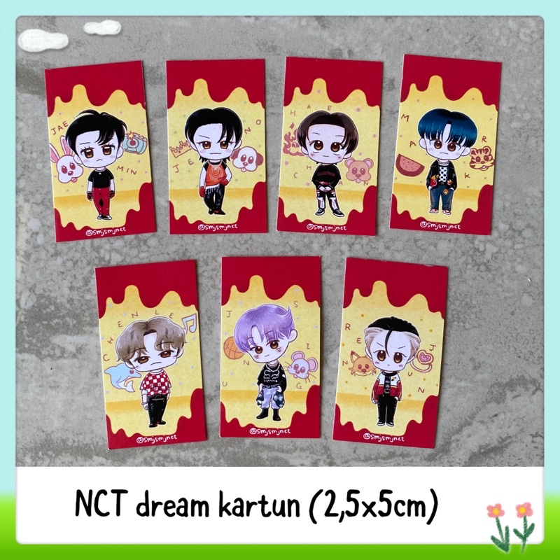 

7pcs Sticker kpop nct dream cartoon