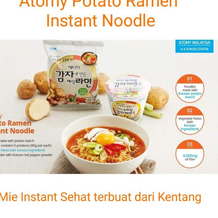 

Ready Stock Instant Noodle POTATO RAMEN kemasan 114 gr!