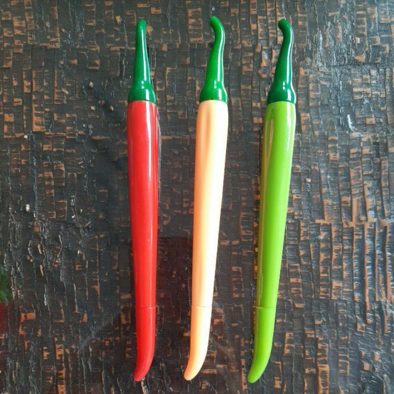 

Pulpen gel berbentuk cabai cabe chilli