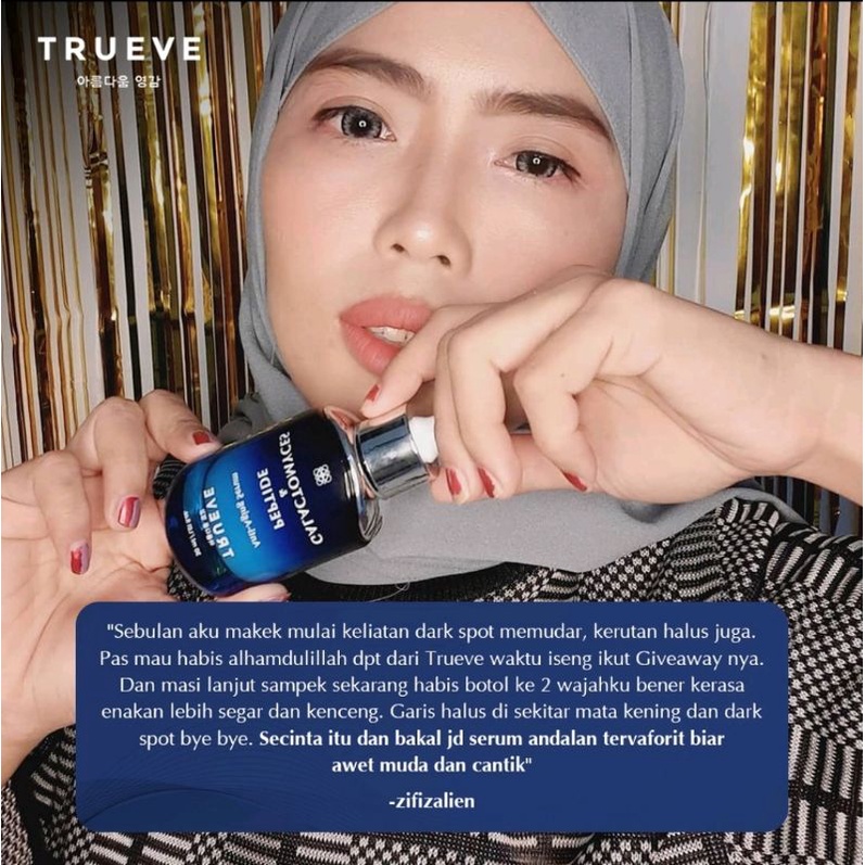 TRUEVE Galactomyces &amp; Peptide Anti-Aging Serum 30 ML, Serum Wajah