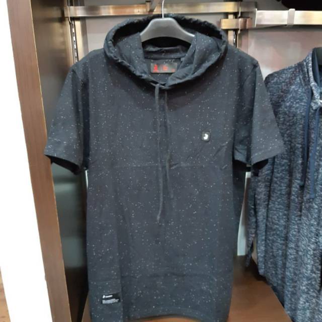 15806 3Second T-Shirt hoodie tangan pendek kaos pria