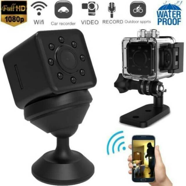 Spy Cam Kamera Pengintai SQ13 Mini Dv Wifi Sport Action Camera Full HD