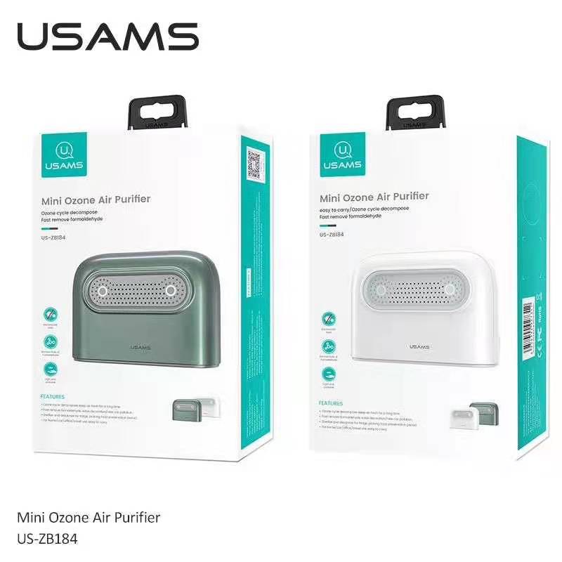 USAMS ZB184 Mini Ozone Air Purifier Desinfektan Ruangan