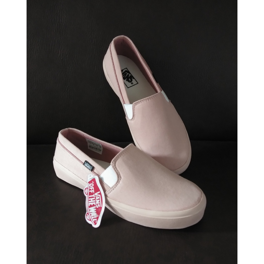 SEPATU SLIP ON  WANITA 017 FULL PEACH.SEPATU WANITA.SEPATU KERJA.SEPATU SANTAI.SEPATU SNEAKERS SLIP ON.SEPATU SLIP ON