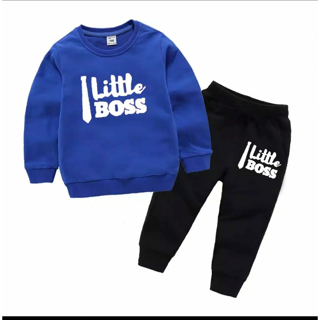 COD - ARPIOS SHOP - Stelan KIDS LITTE BOS - Setelan anak SATU SET (Sweater + Celana) Model Terbaru