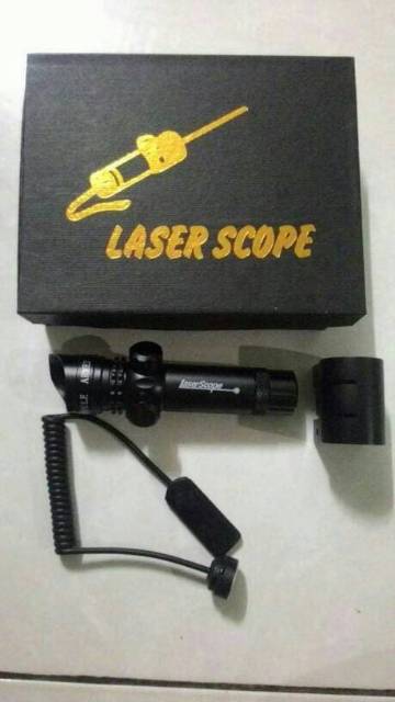 Laser Scope Hijau - Green Laser Scope - Senapan Angin - Alat Outdoor - Hunting - Adventure