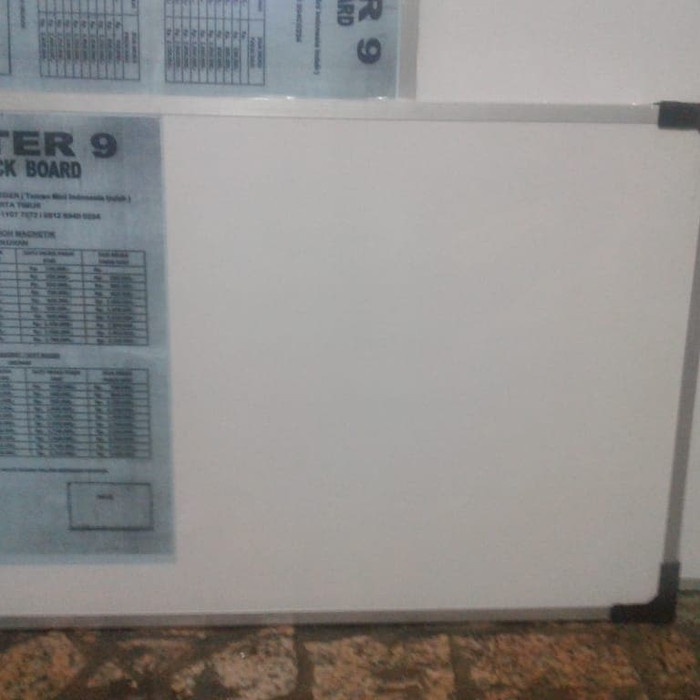 

white board non magnetik ukuran 60x80 cm promo