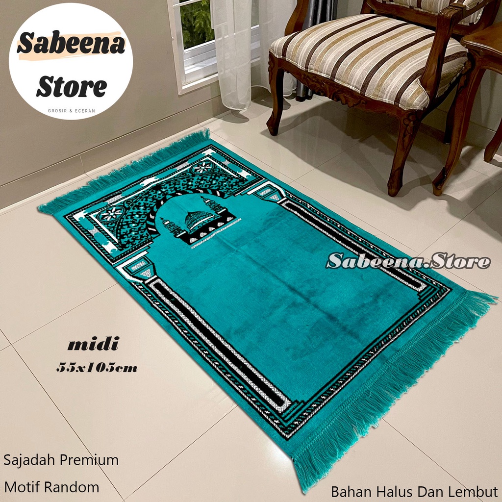 Sajadah Dewasa Tebal Ukuran 55 cm x 110cm Sejadah Solat Dewasa Perlengkapan Shalat Sajadah Turki Sajadah Impor By Sabeena Store