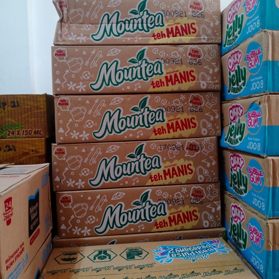 

mountea teh gelas 165ml isi 24gelas