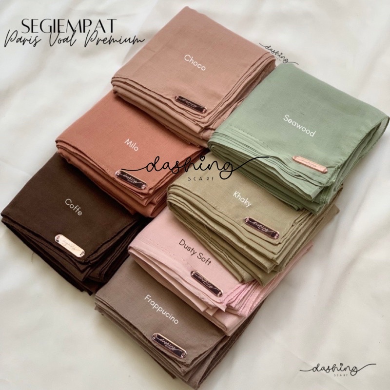 𝐃𝐀𝐒𝐇𝐈𝐍𝐆 HIJAB SEGIEMPAT PARIS PREMIUM | JILBAB PARIS VOAL | SEGIEMPAT PARIS BASIC JAHIT TEPI