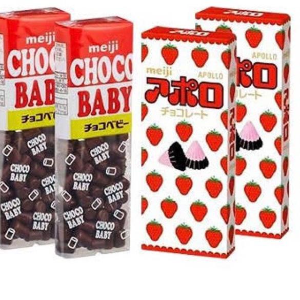 

kwKQE ➚ MEIJI Baby Choco / Apollo / Gummy ➠➴ Buruan Beli