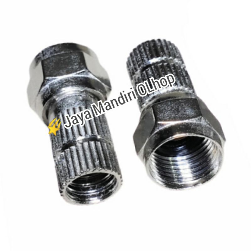 [Checkout Rp1000] DRAT F CONNECTOR RG6 KONEKTOR RG 6 TEBAL- ADA KARET