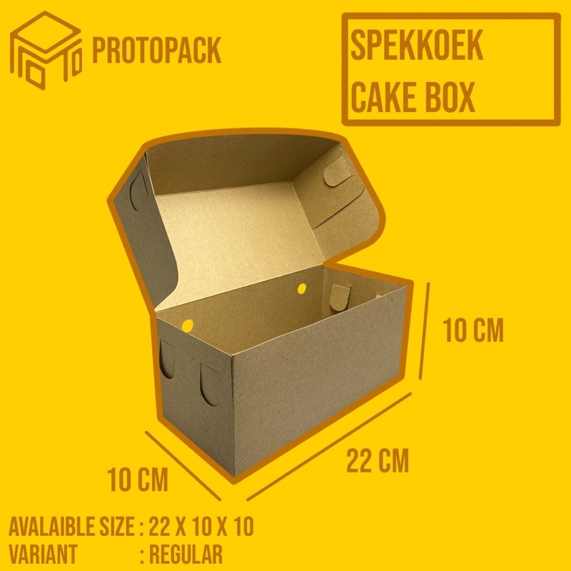 

Spekkoek Cake Box / Kotak kue / Kotak lapis legit