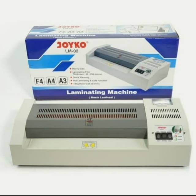 JOYKO LM-02 HAVY DUTY SIZE A4 F4 &amp; A3 MESIN LAMINATING LAMINATOR LM02