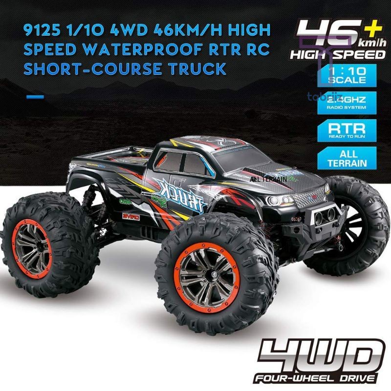 (Bisa COD) MOBIL REMOTE CONTROL OFFROAD RC Car XinLeHong 9125 4WD Rcmania Hobby