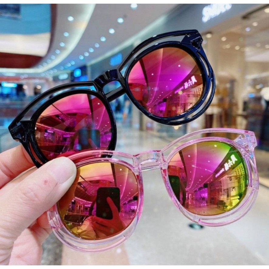 PA Kacamata Anak Fashion Anak Kaca Mata Hitam New Trend High Quality Kids Sunglasses Kaca Mata Murah Import KC028