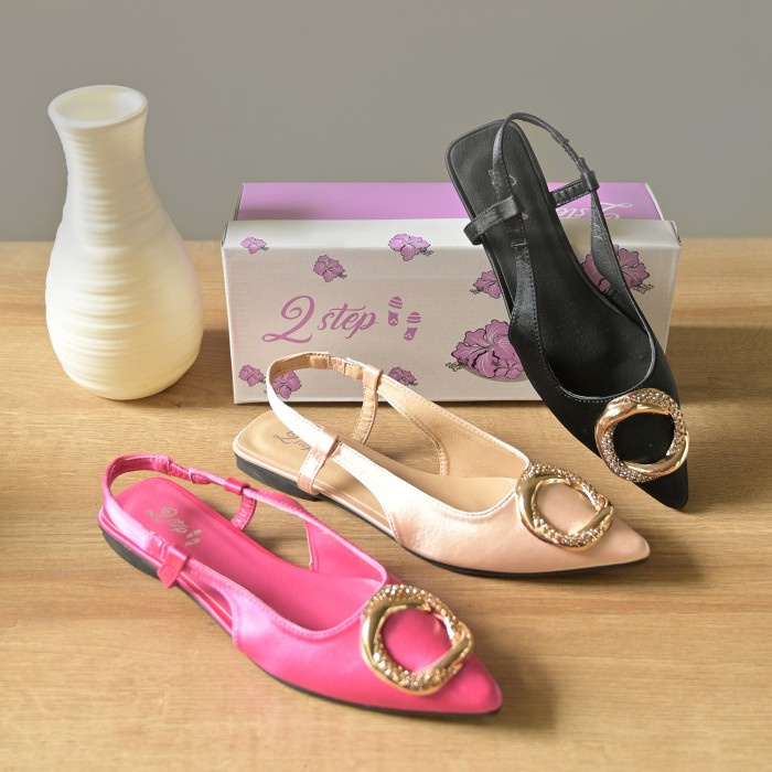 2 Step NABILA - Sepatu Flat Shoes wanita import fashion 2098-185