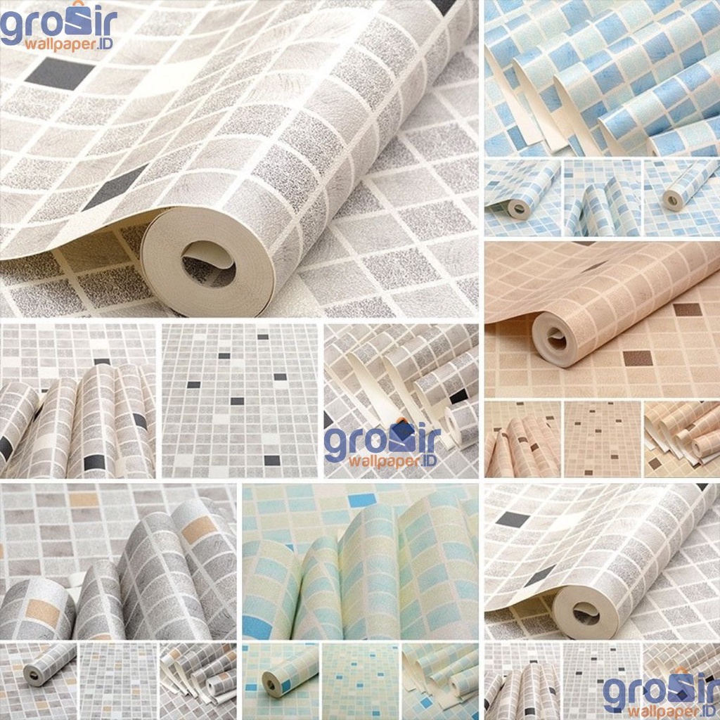 (COD) Wallpaper dinding  / Wallpaper Dinding Murah Vinyl / Wallpaper aestetik untuk kamar/ Wallpaper Premium High Quality Premium Motif 373 - 377