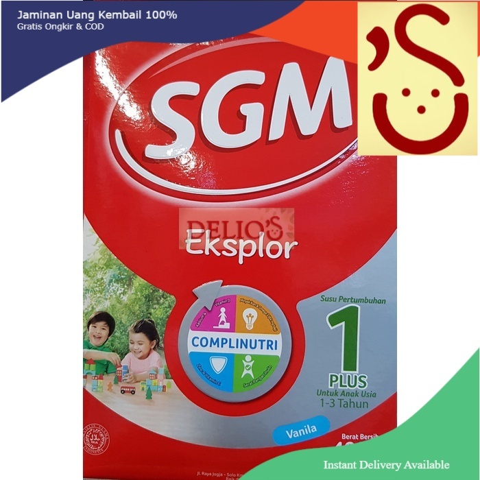 [BISA COD] Susu SGM Eksplor 1+ Vanila 400 gram