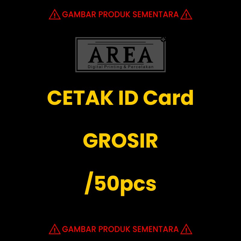 

Grosir/50pcs Print dan cetak ID Card/Name Tag/Kartu Identitas/Kartu Anggota/Member Card/Kartu Member