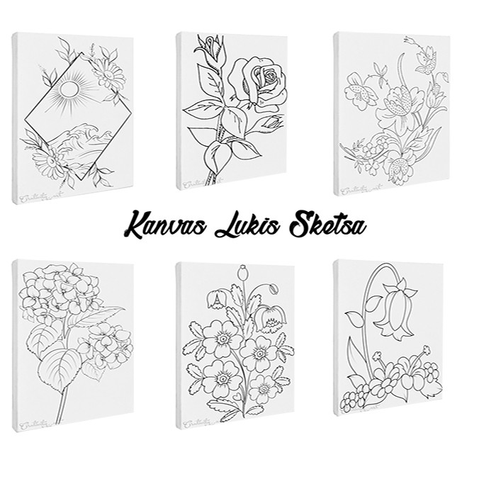 

KANVAS LUKIS SKETSA / CANVAS LUKIS SKETSA - 15 X 20