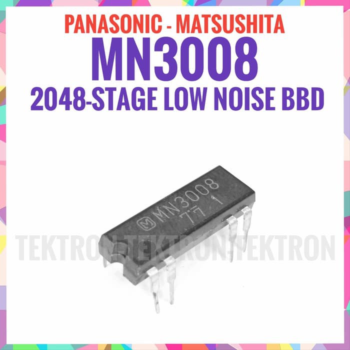 Panasonic MN3008 2048 Stage Low Noise BBD IC Echo