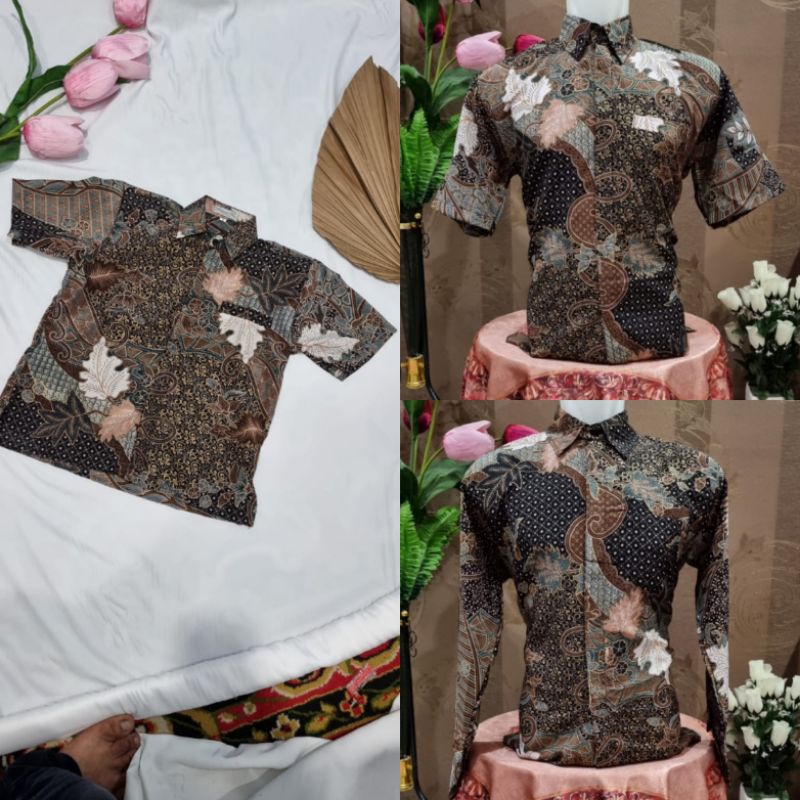 KEMEJA COUPLE AYAH DAN ANAK // BAHAN SEMI SUTRA FOIL PREMIUM // KEMEJA LENGAN PANJANG // KEMEJA LENGAN PENDEK // KEMEJA ANAK // KEMEJA BATIK // By Pelaminan Biru