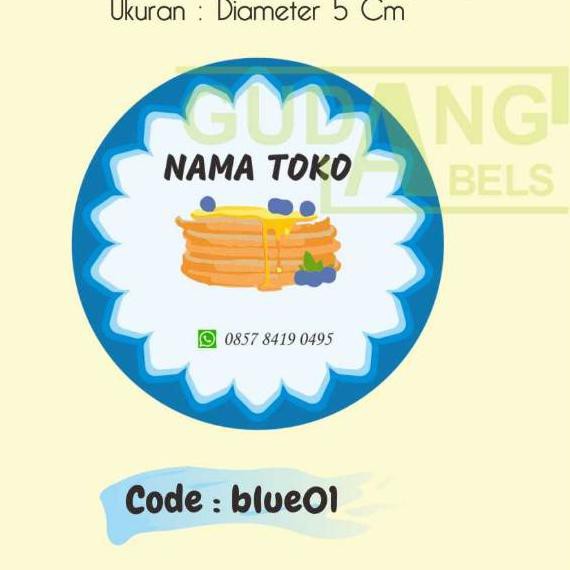 Paling Diminati Stiker Label Kue Makanan Ringan Camilan Snack Murah Tinggal Tempel Shopee Indonesia