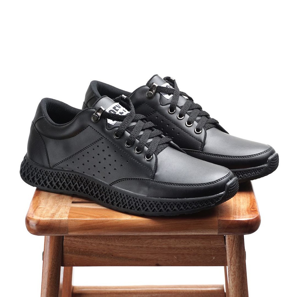 SEPATU SNEAKER PRIA JOEY LUX BLACK TOTOSURYO x JOEY FOOTWEAR SEPATU SNEAKERS PRIA