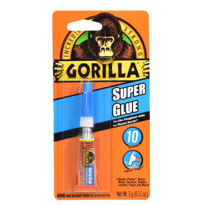 

Lem Super Glue Gorilla Impact Tough Made in USA 3 Gr Original