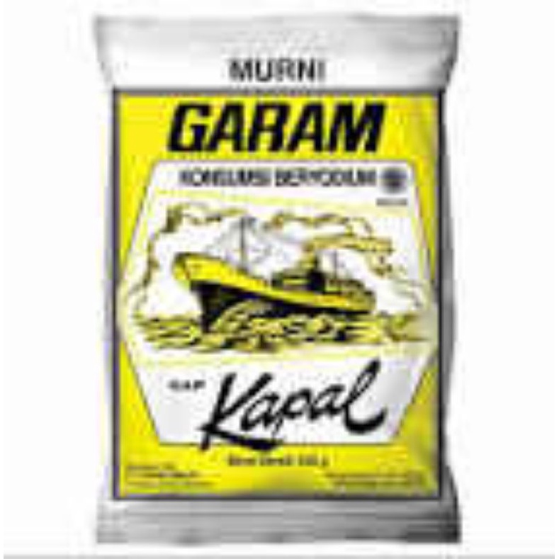 

Garam dapur kemasan 250 gr