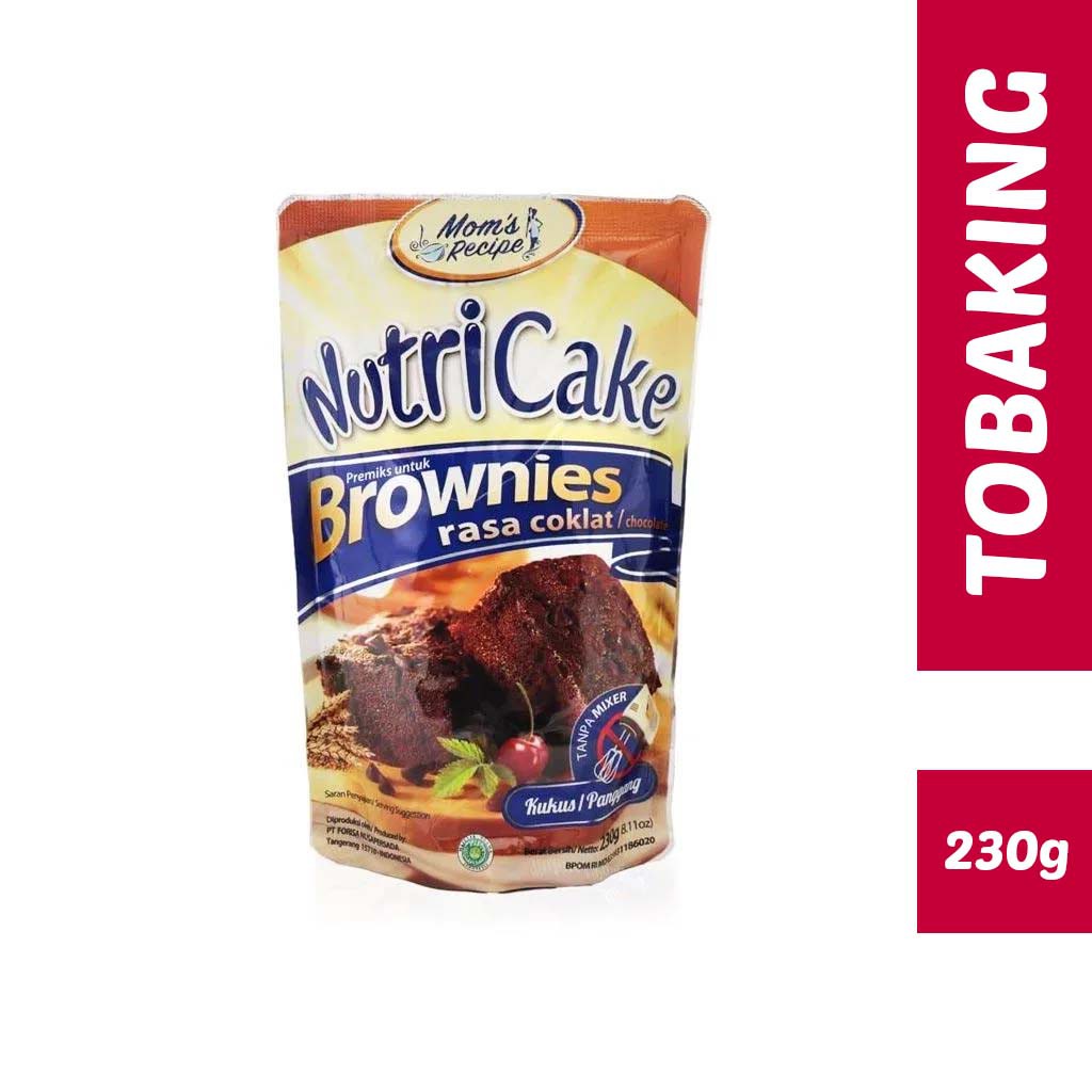 

NUTRICAKE BROWNIES KUKUS PANGGANG COKELAT 230GR nutricake chocolate