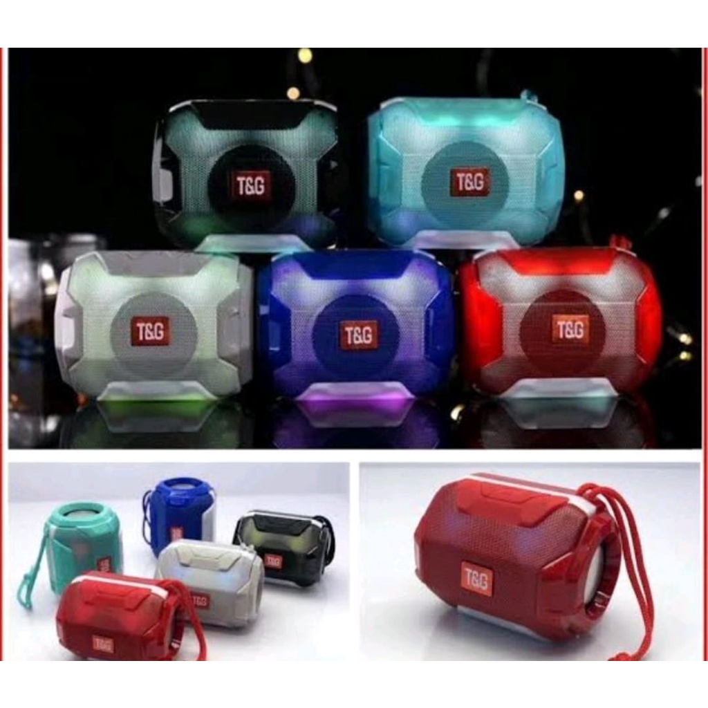 Speaker Bluetooth TG162 Speaker Portable Wireless TG 162 / Speaker Bluetooth TG162 Wireless Lampu LED Mini Speaker Mini Super Bass TG 162 Speaker Aktif