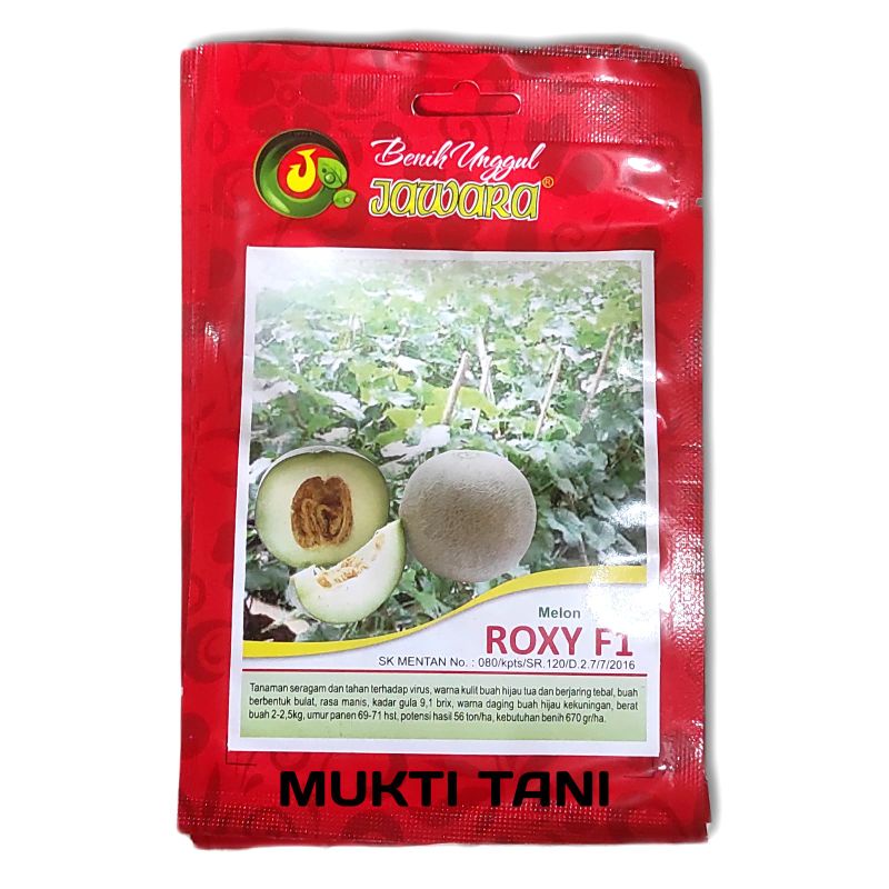 Benih Melon Roxy F1 1 Gram Produk benih bibit Jawara