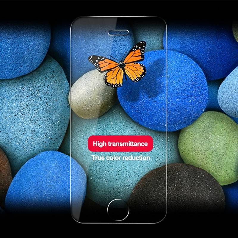 100D Transparent Tempered Glass For iPhone IPhone 11 12 Pro Max Mini Glass Screen Protector On iPhone 6 6s 7 8 Plus X XS Max XR SE 2020 Glass Protective Film