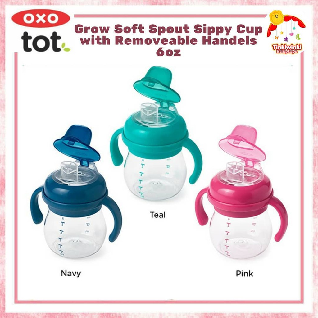 Oxo tot Grow Soft Spout Sippy Cup with Removeable Handels 6oz