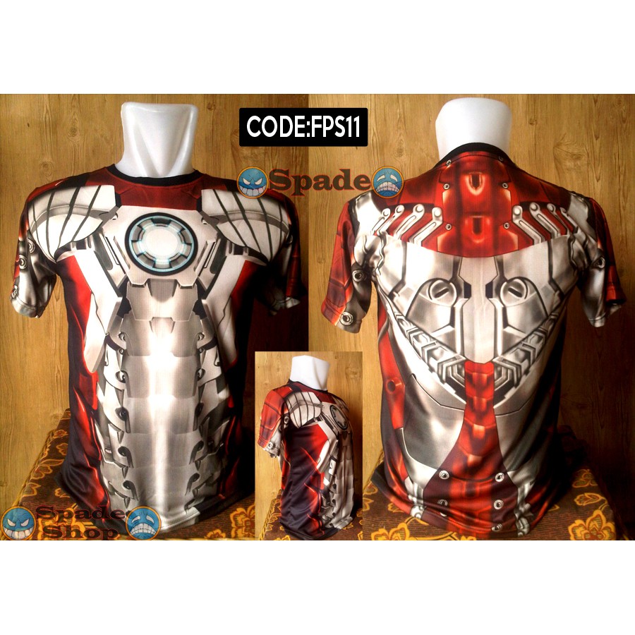 BAJU CASUAL FORMAL  - kaos iron man superhero marvel,the avengers,distro (spade shop)