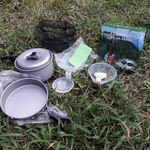 Nesting Alat Masak Camping SY-200/DS-200 Fullset