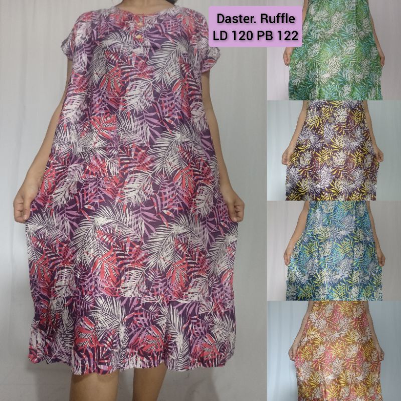 daster ruffle daster bali kekinian LD 120 busui friendly