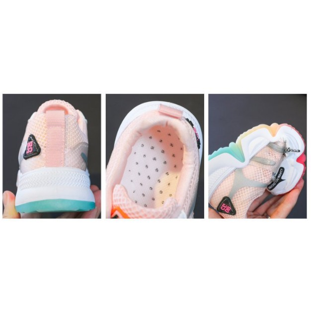 Sepatu anak perempuan Casual Sneaker Non LED Korea Style Fashion Anak